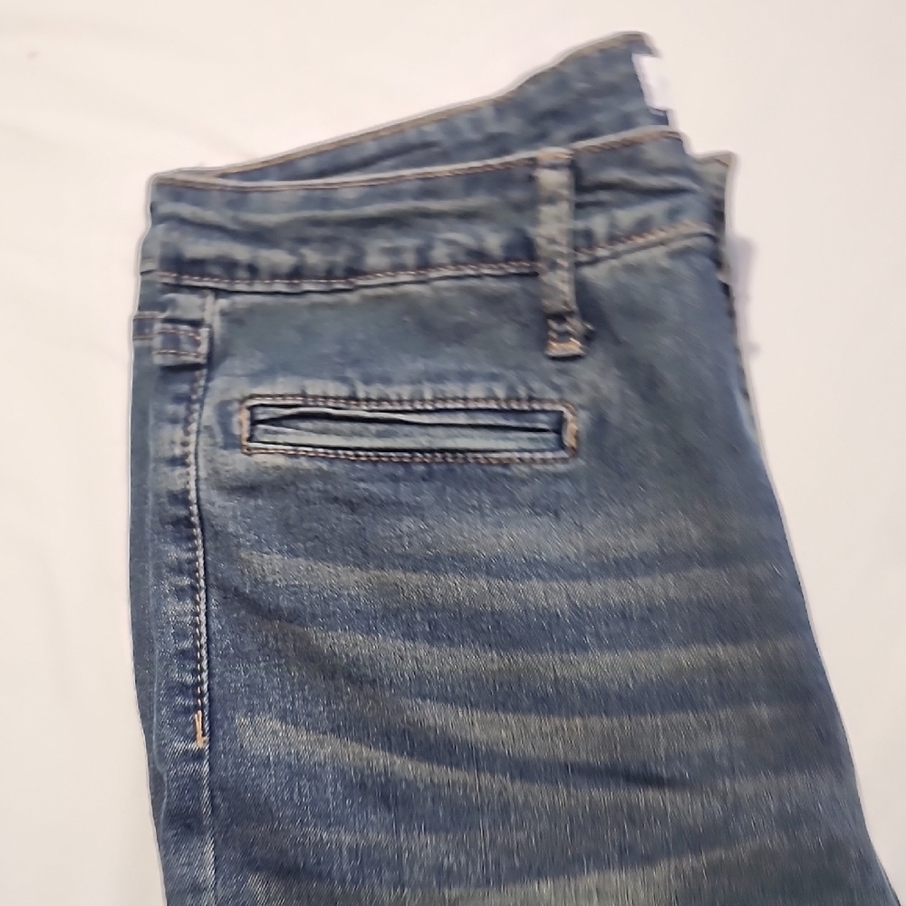 Kendall & Kylie Mid-Rise Flare Jeans - Blue - Picture 7 of 8